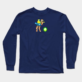 Joust - Mounted Hero and Egg Long Sleeve T-Shirt